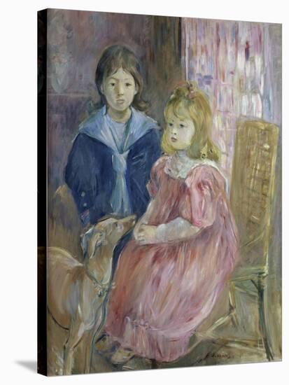 Les Enfants de Gabriel-Berthe Morisot-Stretched Canvas