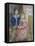 Les Enfants de Gabriel-Berthe Morisot-Framed Stretched Canvas