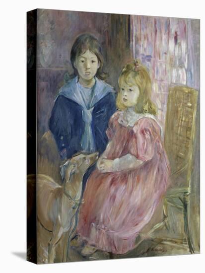 Les Enfants de Gabriel-Berthe Morisot-Stretched Canvas