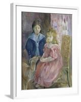 Les Enfants de Gabriel-Berthe Morisot-Framed Giclee Print