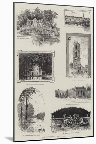 Les Environs De Paris-Georges Fraipont-Mounted Giclee Print