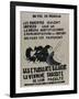 Les étudiants balaient la vermine fasciste de leur faculté, comité d'action U.N.E.F. Médecine-null-Framed Giclee Print