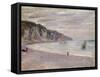 Les Falaises a Pourville, 1882-Claude Monet-Framed Stretched Canvas