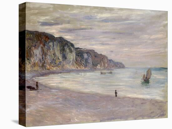 Les Falaises a Pourville, 1882-Claude Monet-Stretched Canvas