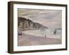 Les Falaises a Pourville, 1882-Claude Monet-Framed Giclee Print