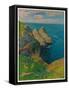 Les Falaises Au Bord De La Mer, 1895 (Oil on Canvas)-Henry Moret-Framed Stretched Canvas
