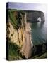 Les Falaises Cliffs-Christophe Boisvieux-Stretched Canvas