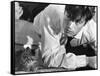 Les Felins Joy House by Rene Clement with Alain Delon, 1964 (b/w photo)-null-Framed Stretched Canvas