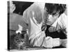 Les Felins Joy House by Rene Clement with Alain Delon, 1964 (b/w photo)-null-Stretched Canvas