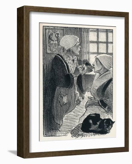 Les Femmes De France from Chansons De Femmes, 1897-Theophile Alexandre Steinlen-Framed Giclee Print