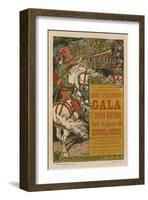 Les Fêtes de Paris - Gala-Eugene Grasset-Framed Art Print