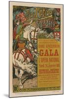 Les Fêtes de Paris - Gala-Eugene Grasset-Mounted Art Print