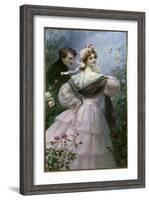 Les Fiances-Hippolyte Lucas-Framed Giclee Print