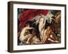 Les Filles De Cecrops Trouvent L'enfant Erichthonios - the Daughters of Cecrops Finding the Child E-Jacob Jordaens-Framed Giclee Print