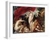 Les Filles De Cecrops Trouvent L'enfant Erichthonios - the Daughters of Cecrops Finding the Child E-Jacob Jordaens-Framed Giclee Print