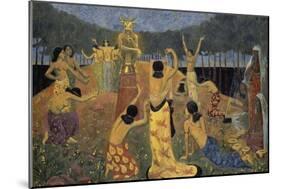 Les filles de Pelichtim ("Philistins"en hébreu)-Paul Serusier-Mounted Giclee Print