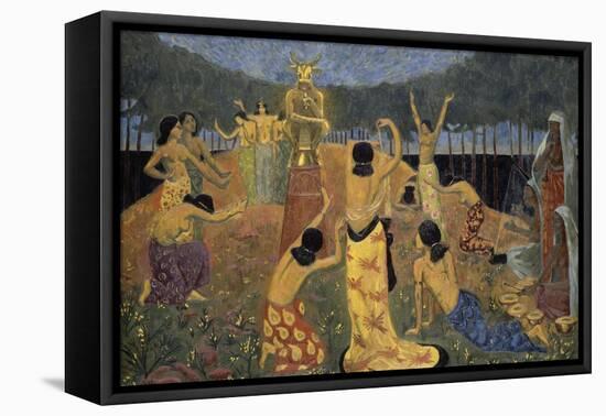 Les filles de Pelichtim ("Philistins"en hébreu)-Paul Serusier-Framed Stretched Canvas