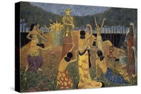 Les filles de Pelichtim ("Philistins"en hébreu)-Paul Serusier-Stretched Canvas