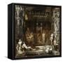 Les Filles de Thespius-Gustave Moreau-Framed Stretched Canvas
