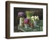 Les Fleurs Printemps on Black-Danhui Nai-Framed Art Print