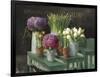 Les Fleurs Printemps on Black-Danhui Nai-Framed Art Print