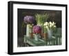 Les Fleurs Printemps on Black-Danhui Nai-Framed Art Print