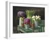 Les Fleurs Printemps on Black-Danhui Nai-Framed Art Print