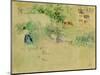 Les Foins a Bougival-Berthe Morisot-Mounted Giclee Print