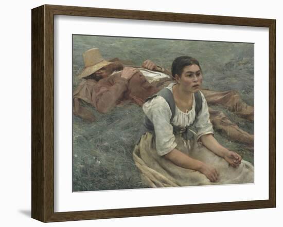 Les foins-Jules Bastien-Lepage-Framed Giclee Print