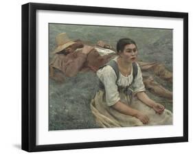 Les foins-Jules Bastien-Lepage-Framed Giclee Print