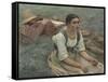 Les foins-Jules Bastien-Lepage-Framed Stretched Canvas