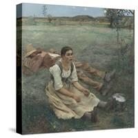 Les foins-Jules Bastien-Lepage-Stretched Canvas