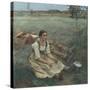 Les foins-Jules Bastien-Lepage-Stretched Canvas