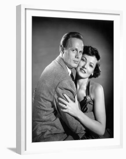 Les Forbans by la nuit Night and the City by Jules Dassin with Richard Widmark, Googie Withers, 195-null-Framed Photo