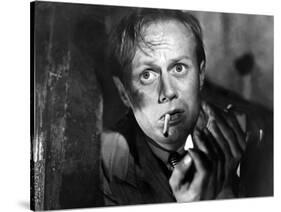 Les Forbans by la nuit Night and the City by JulesDassin with Richard Widmark, 1950 (b/w photo)-null-Stretched Canvas
