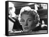 Les Fraises Sauvages WILD STRAWBERRIES by IngmarBergman with Bibi Anderson, 1957 (b/w photo)-null-Framed Stretched Canvas