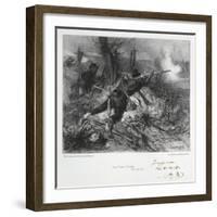 Les Francs-Tireurs, Siege of Paris, Franco-Prussian War, December 1870-Auguste Bry-Framed Giclee Print