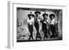 Les Freres Jacques Dans Le Film La Rose Rouge De Marcellopagliero 1951-null-Framed Photo