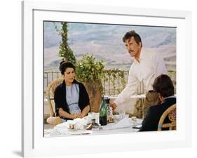 Les Freres Siciliens THE BROTHERHOOD by Martin Ritt with Irene Papas, Kirk Douglas and Alex Cord, 1-null-Framed Photo
