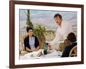 Les Freres Siciliens THE BROTHERHOOD by Martin Ritt with Irene Papas, Kirk Douglas and Alex Cord, 1-null-Framed Photo