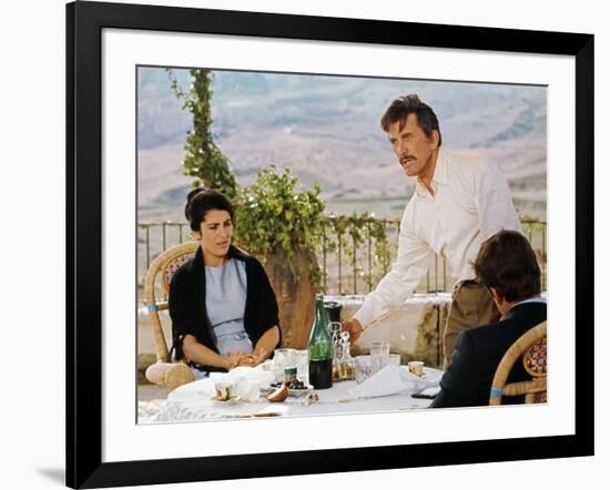 Les Freres Siciliens THE BROTHERHOOD by Martin Ritt with Irene Papas, Kirk Douglas and Alex Cord, 1-null-Framed Photo