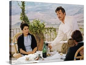 Les Freres Siciliens THE BROTHERHOOD by Martin Ritt with Irene Papas, Kirk Douglas and Alex Cord, 1-null-Stretched Canvas