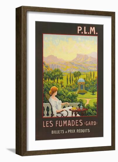 Les Fumades, Garden Folly-null-Framed Art Print
