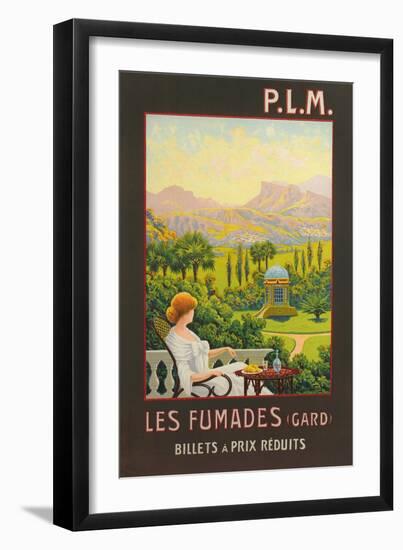 Les Fumades, Garden Folly-null-Framed Art Print