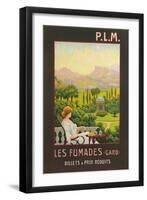 Les Fumades, Garden Folly-null-Framed Giclee Print