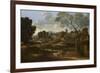 Les Funérailles de Phocion-Nicolas Poussin-Framed Giclee Print