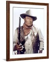 Les Geants by l'Ouest by AndrewV.McLaglen with John Wayne, 1969 --- UNDEFEATED by AndrewV.McLaglen-null-Framed Photo