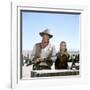 Les Geants by l'Ouest (THE UNDEFEATED) by AndrewV.McLaglen with John Wayne and Marian McCargo (phot-null-Framed Photo