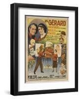 Les Gérard, caricaturistes à l'envers-null-Framed Premium Giclee Print