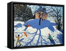 Les Gets-Andrew Macara-Framed Stretched Canvas
